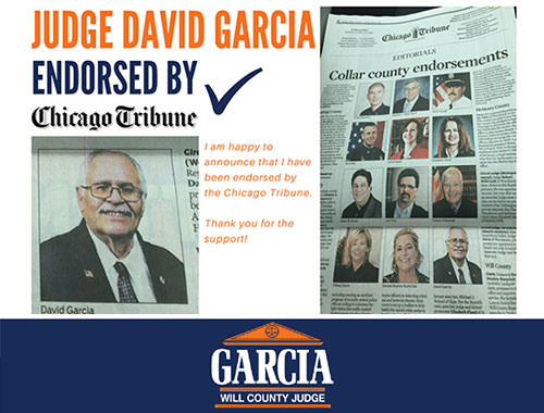 Chicago Tribune Endorsed Judge David Garcia for Circuit Court Judge